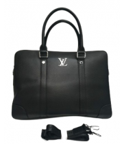 Портфель Louis Vuitton с логотипом черный