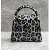 Сумка Louis Vuitton Capucines BB Mini Grey Leopard