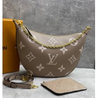 Сумка Louis Vuitton Loop Hobo Monogram Grey Beige