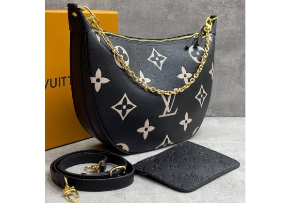 Сумка Louis Vuitton Loop Hobo Monogram Black Cream