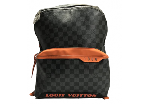 Рюкзак Louis Vuitton Mini черный c оранжевым