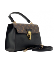 Сумка Louis Vuitton Croisette черно-коричневая