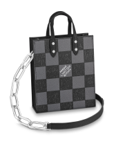  Сумка Louis Vuitton SAC PLAT XS черная