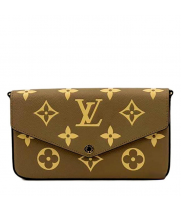 Сумка Louis Vuitton Pochette Felicie GIANT BEZH коричневый