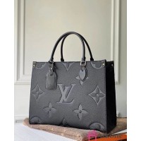 Сумка Louis Vuitton ONTHEGO моно черная