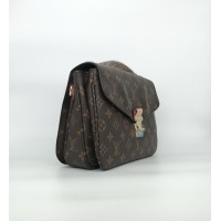 Сумка Louis Vuitton POCHETTE METIS с монограммой коричневая