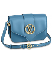  Сумка Louis Vuitton LV Pont 9 серо-голубая