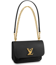 Louis Vuitton сумка Lockme Chain PM черная