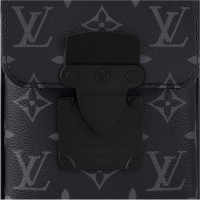 Сумка-бумажник Louis Vuitton S-Lock Vertical Black Grey