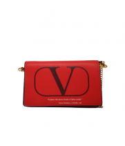 Сумка Louis Vuitton Marignan с лого красная
