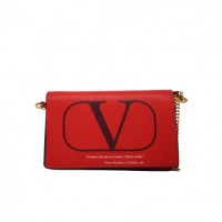 Сумка Louis Vuitton Marignan с лого красная