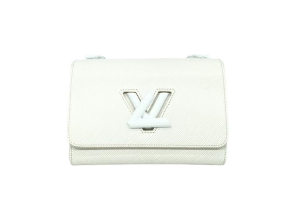 Сумка Louis Vuitton с логотипом белая