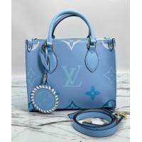 Сумка Louis Vuitton On The Go MM big blue
