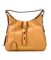 Сумка Louis Vuitton Hobo Leather светло-коричневая