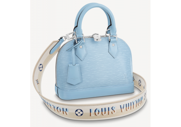  Сумка Louis Vuitton Alma BB голубая