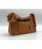 Сумка Louis Vuitton с монетницей коричневая