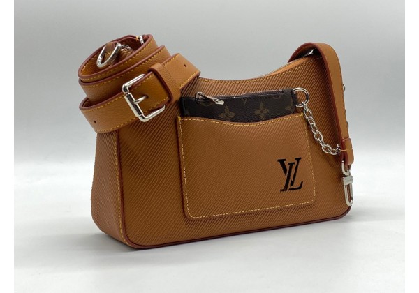 Сумка Louis Vuitton с монетницей коричневая